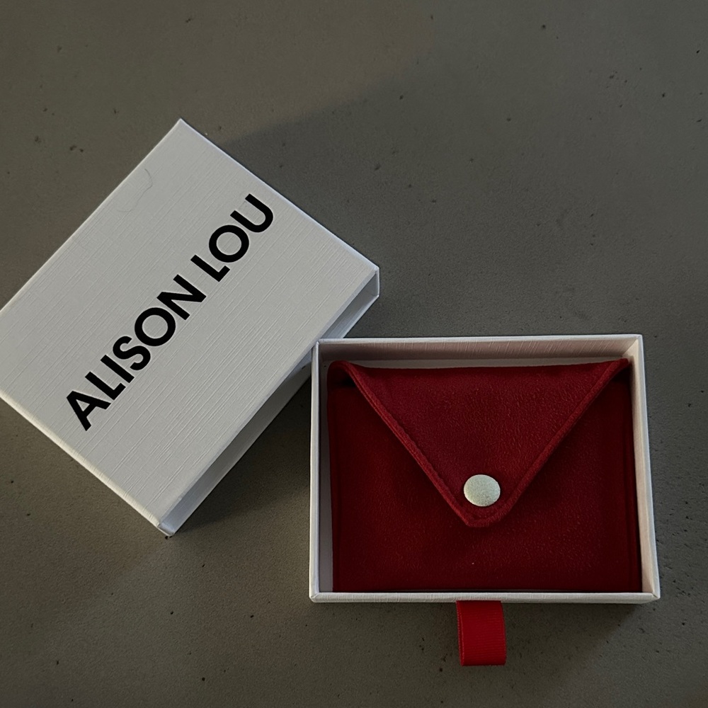 Alison Lou Red Pouch